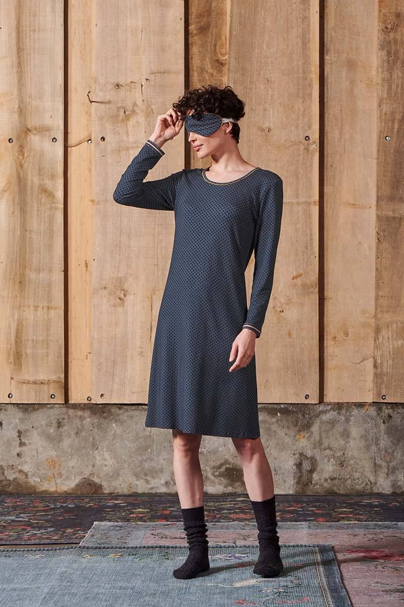 Nightdress Suki Dark Blue