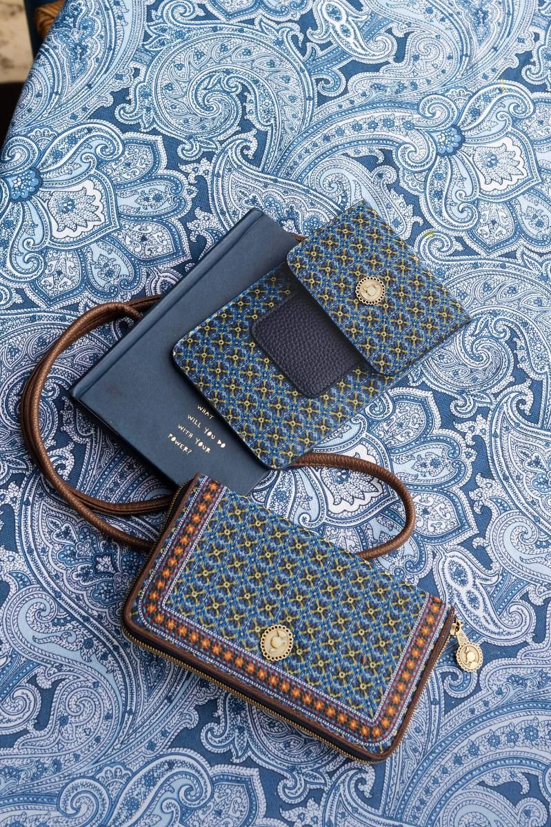 Phone Bag Small Clover Blue