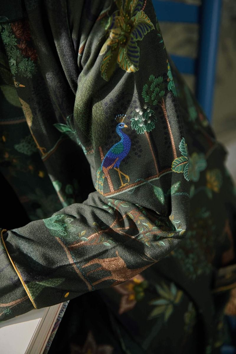 Kimono Alberi Dunkelgrun