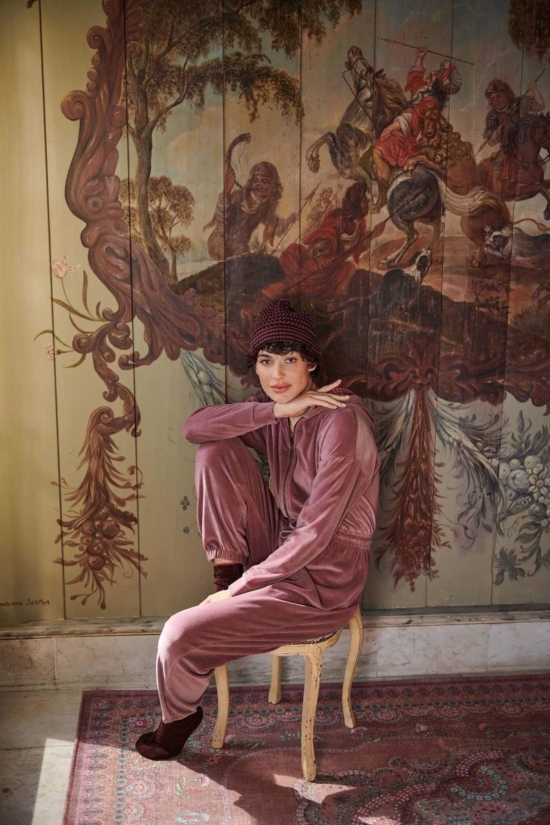 Jumpsuit Nicky Velvet Rosa Lila 