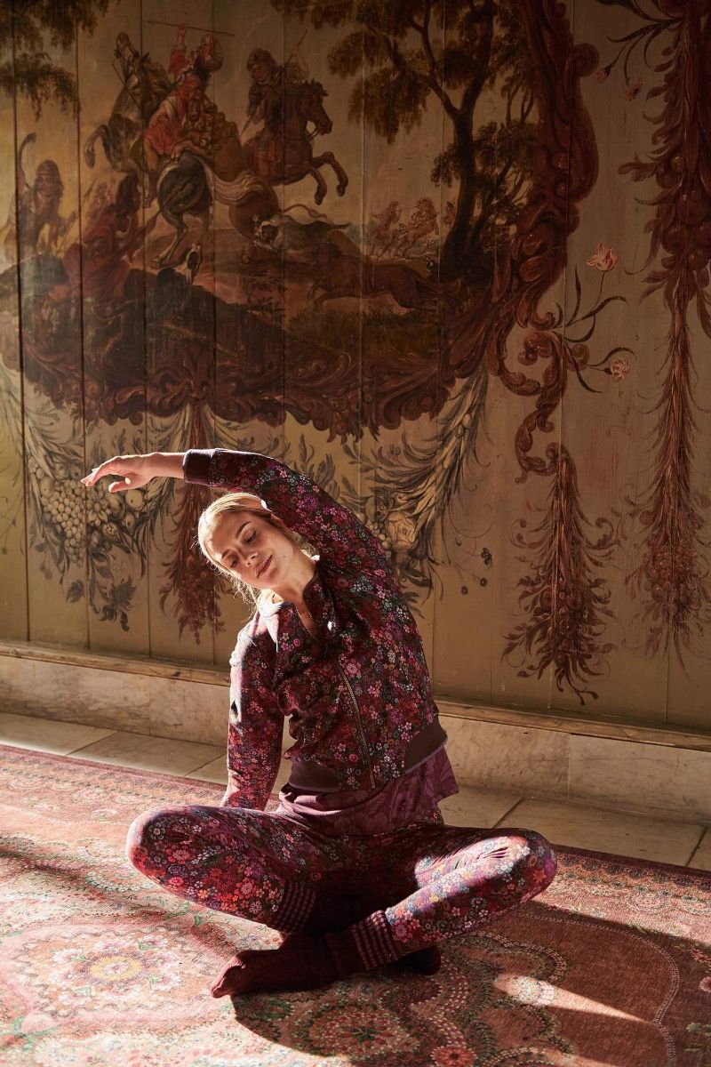 Jacket Tutti i Fiori Dark Red