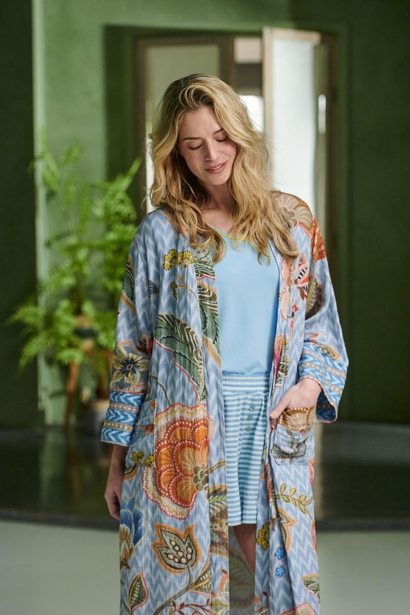 Bobi Short Little Sumo Stripe Bleu