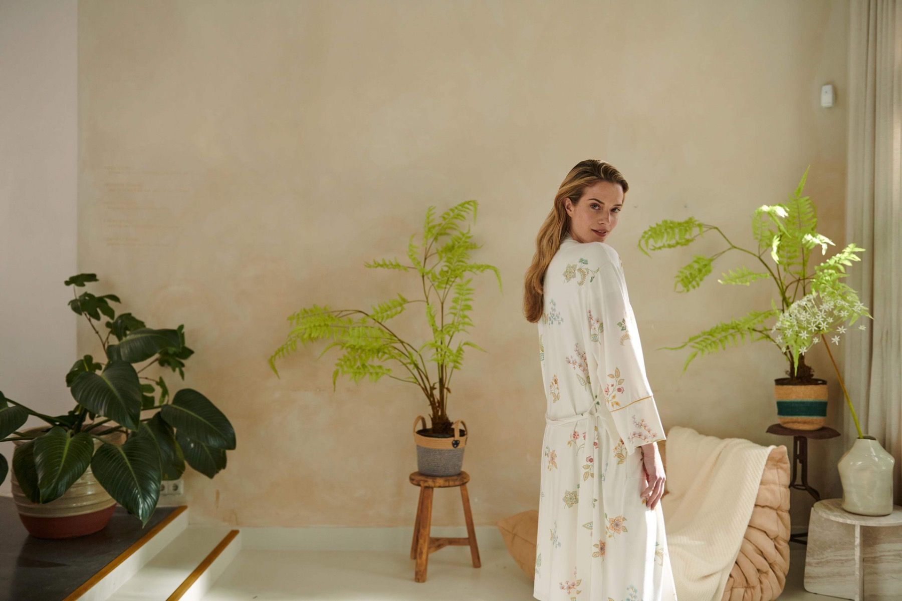 Naomi Kimono Blossom Chique Blanc