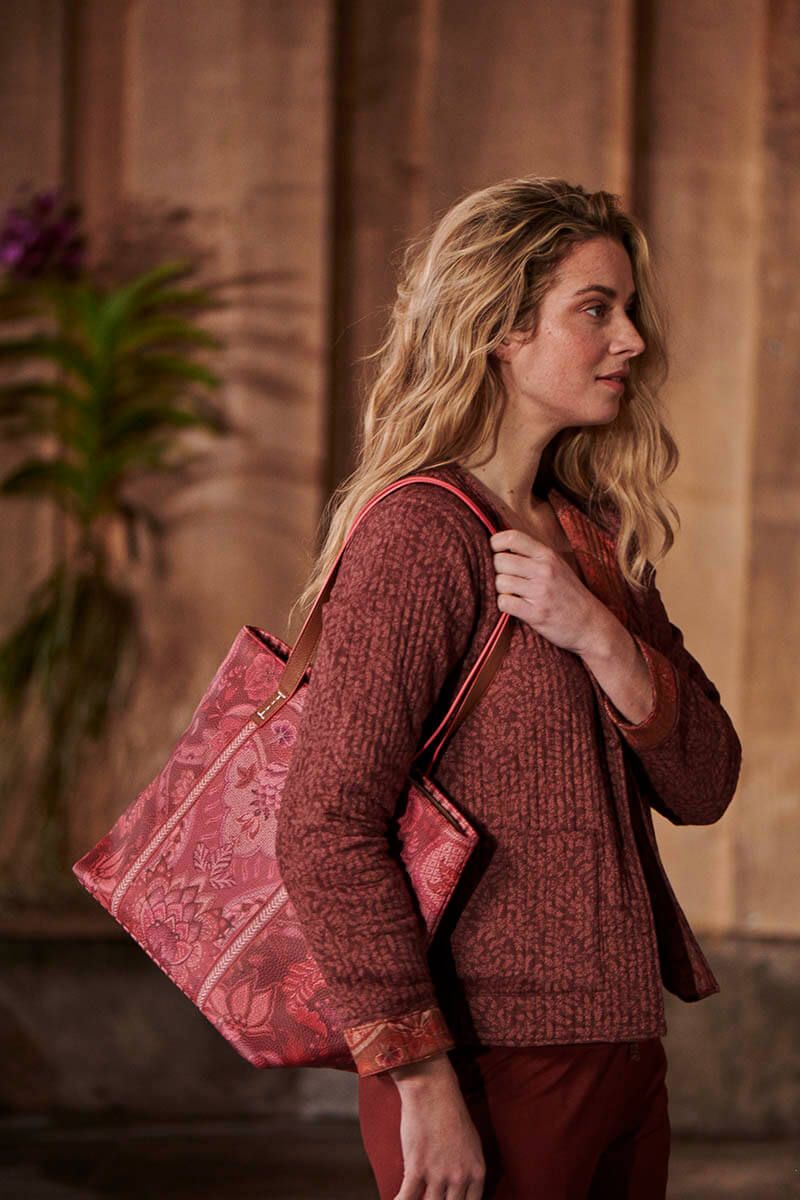 Shopper Medium Kyoto Festival Dark Pink