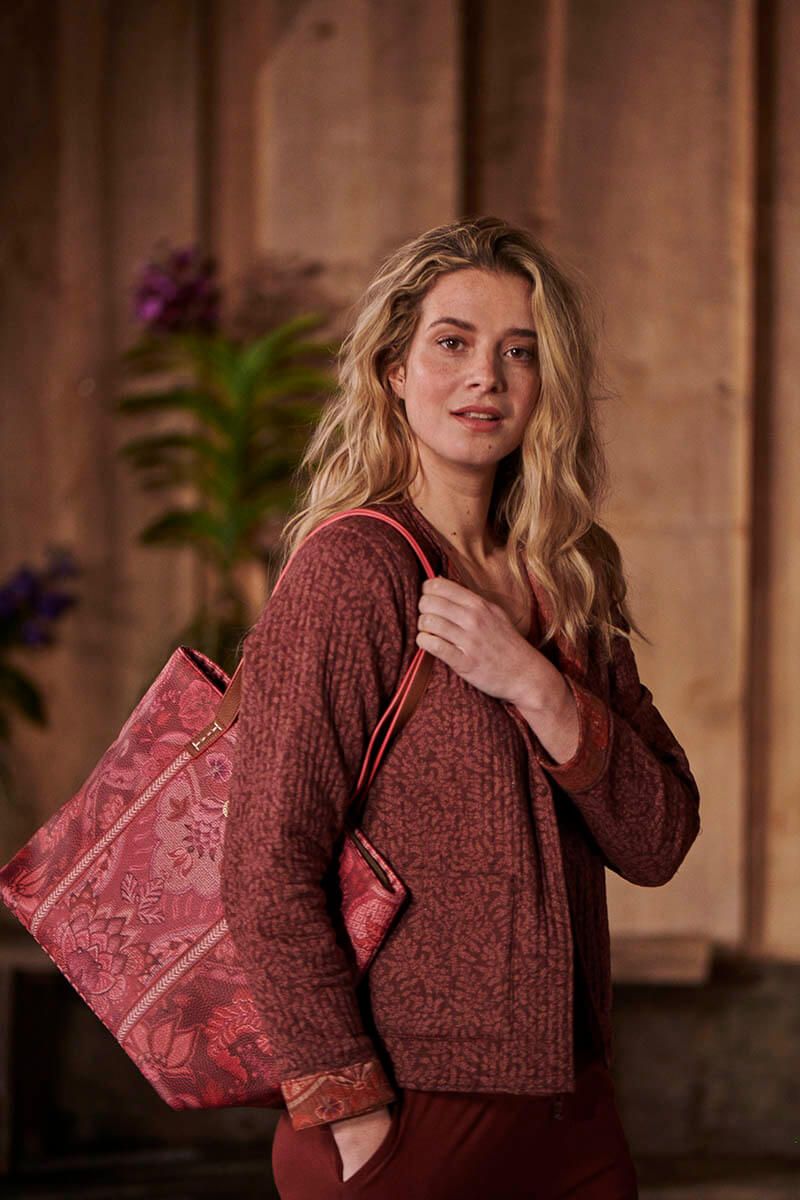 Shopper Medium Kyoto Festival Dark Pink