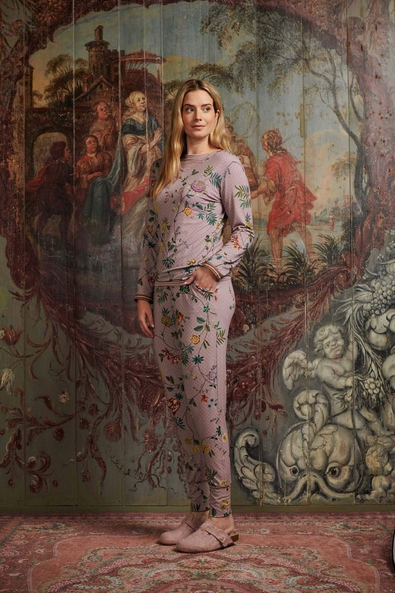 Trousers Long La Dolce Vita Lilac 