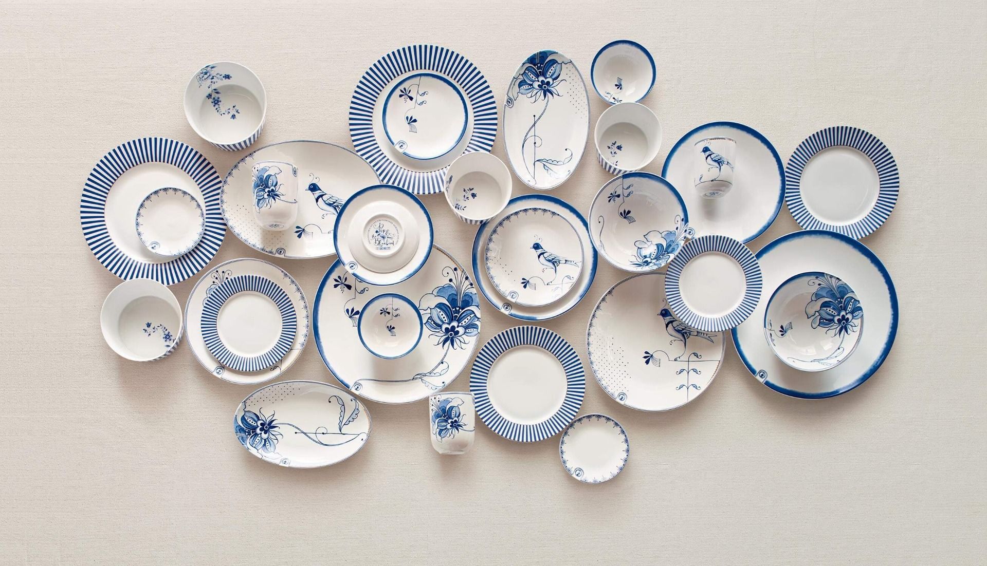 Bord Pip & The Blue Bird Wit 25.5cm