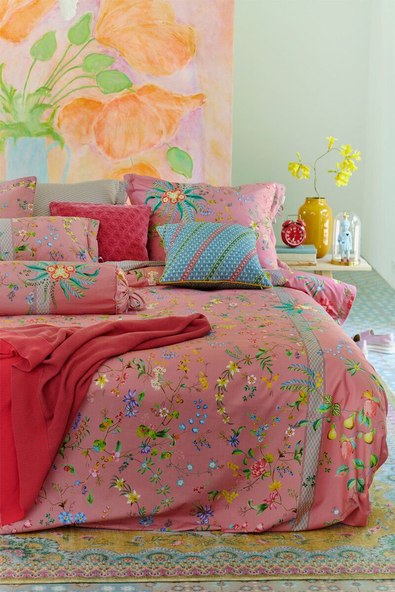 Neck Roll Petites Fleurs Pink