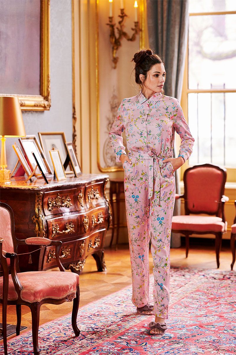 Jumpsuit Petites Fleurs Big Pink