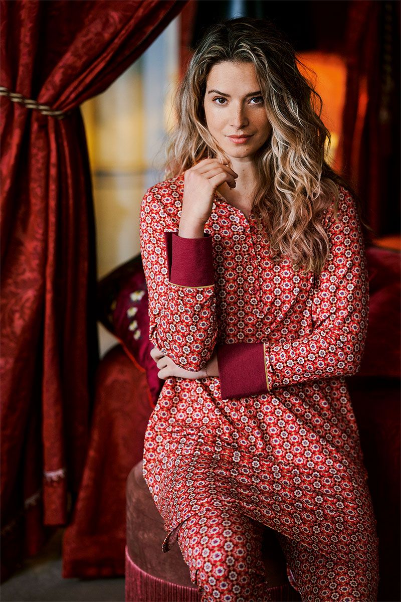 Lange Broek Star Flower Rood