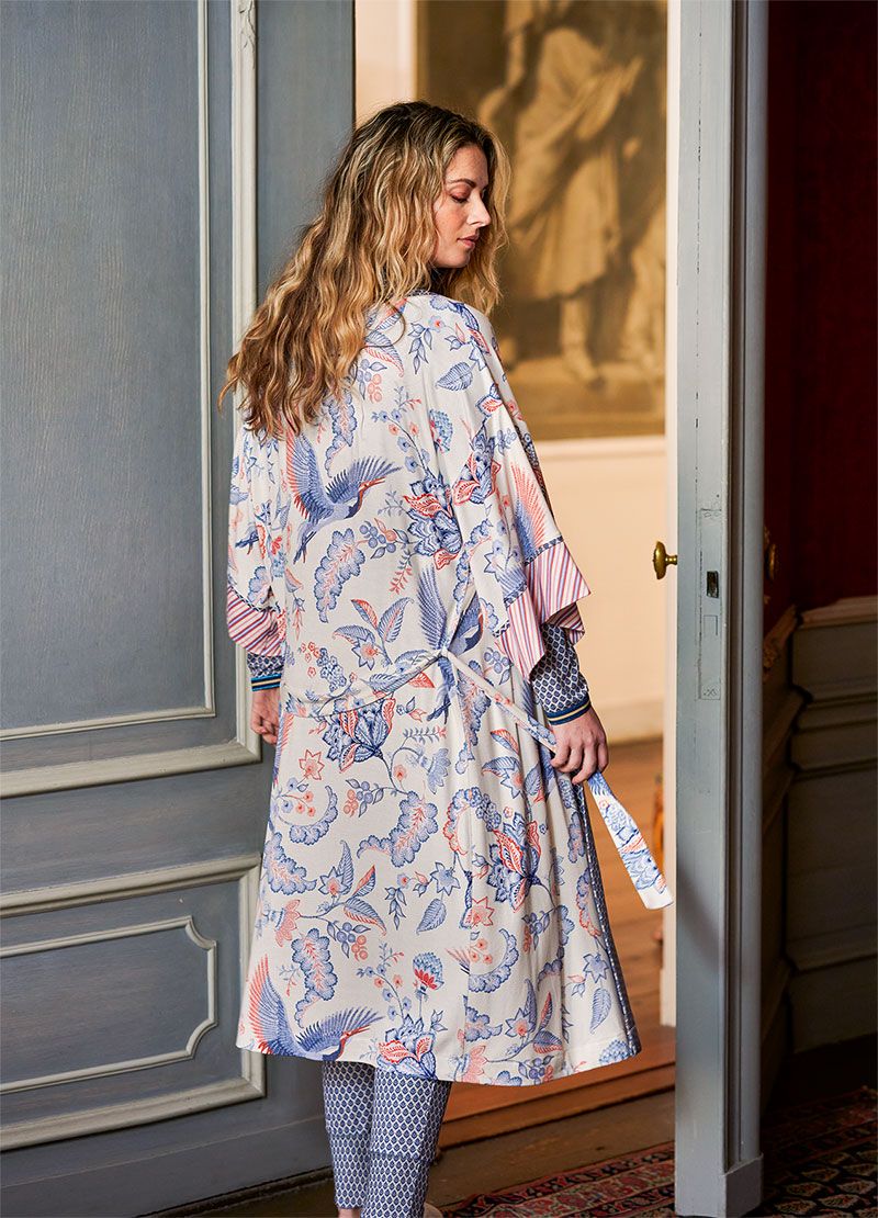 Trousers Long Thousand Leaves Blue