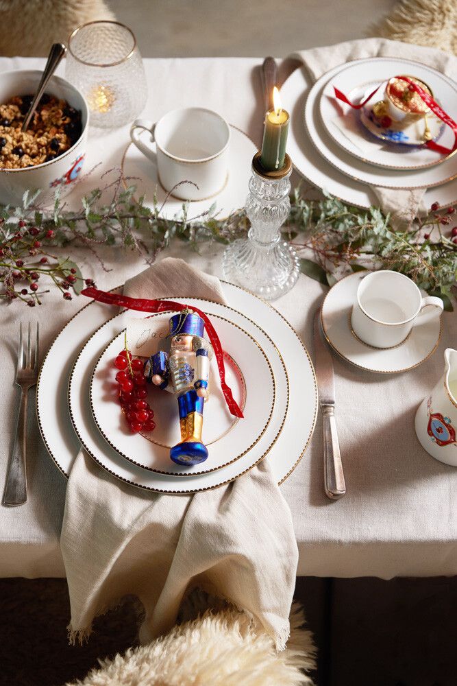 Ornament Glass Nutcracker 16 cm