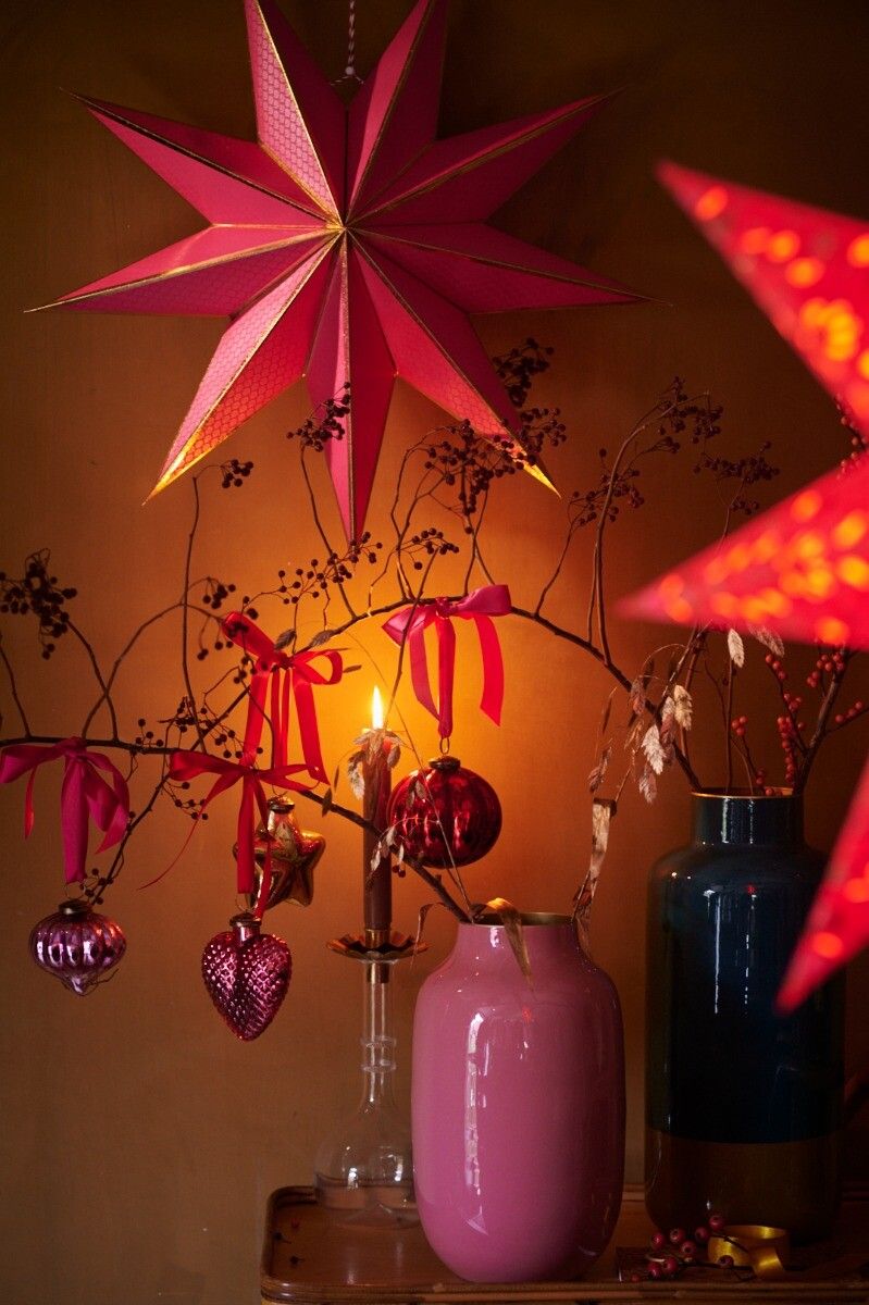 Ornament Glass Light Pink 7.5cm