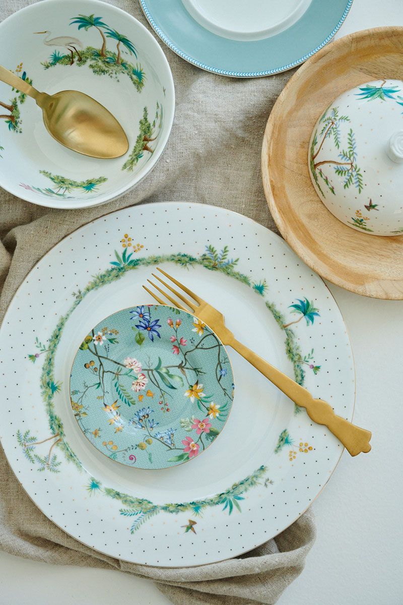 Petit Four Jolie Blumen Blau 12cm
