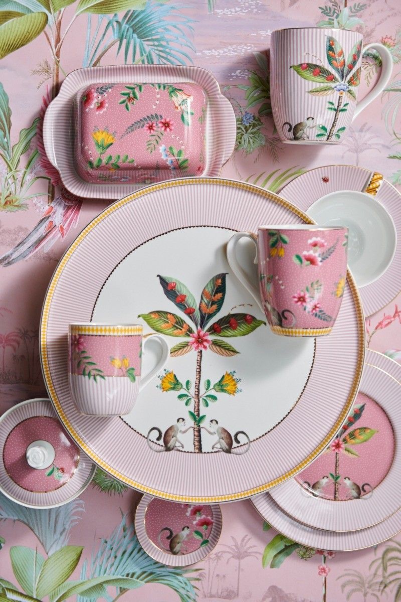 La Majorelle Pastry Plate Pink 17 cm