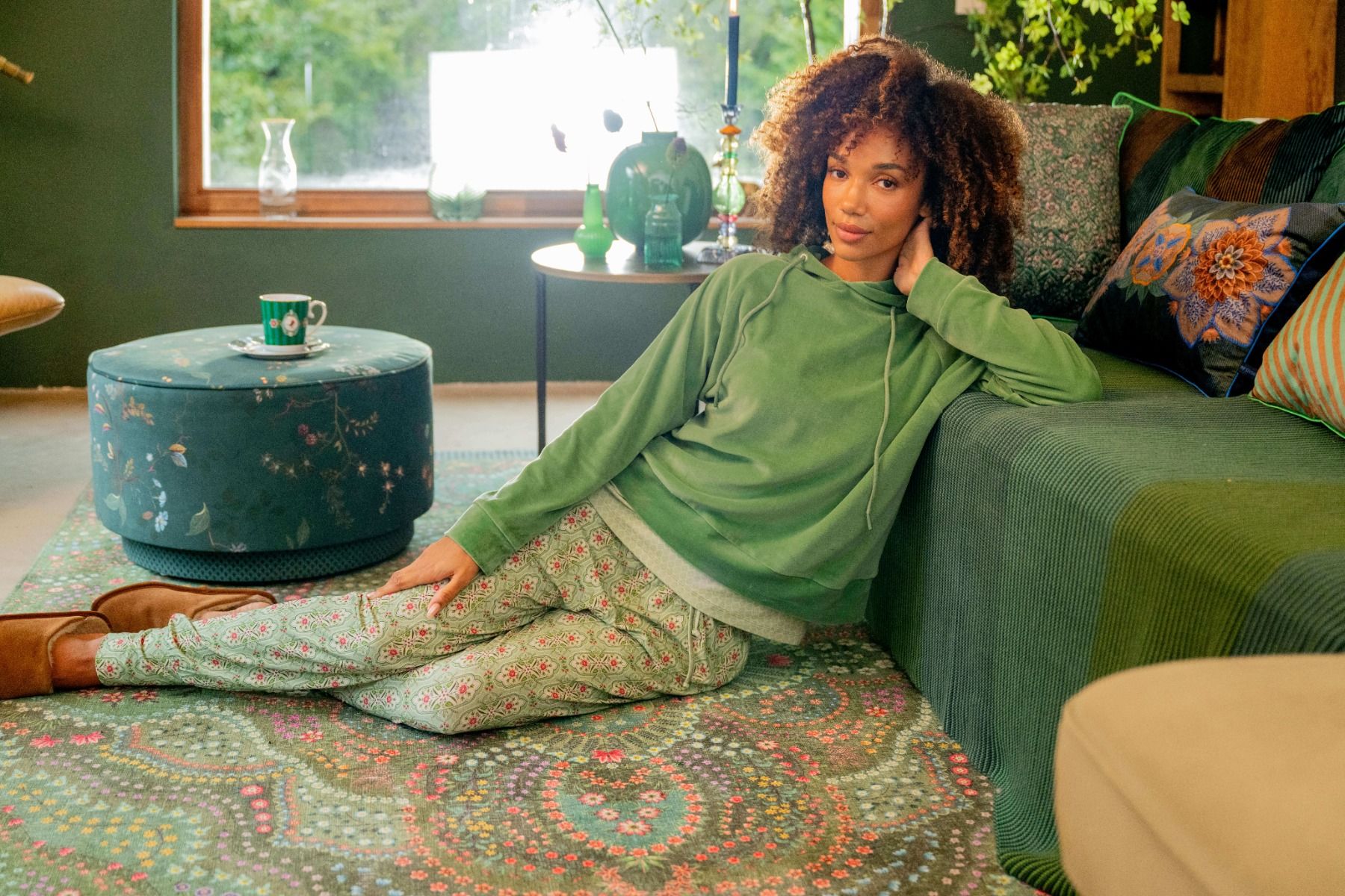 Bobien Pantalon Jabalini Vert Clair 