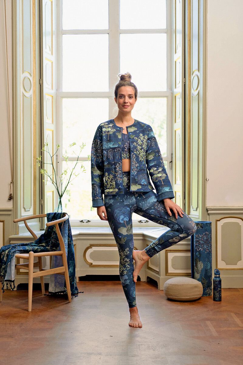 Sporthose Japanese Garden Blau