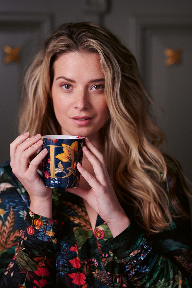Letter Mug Blue P