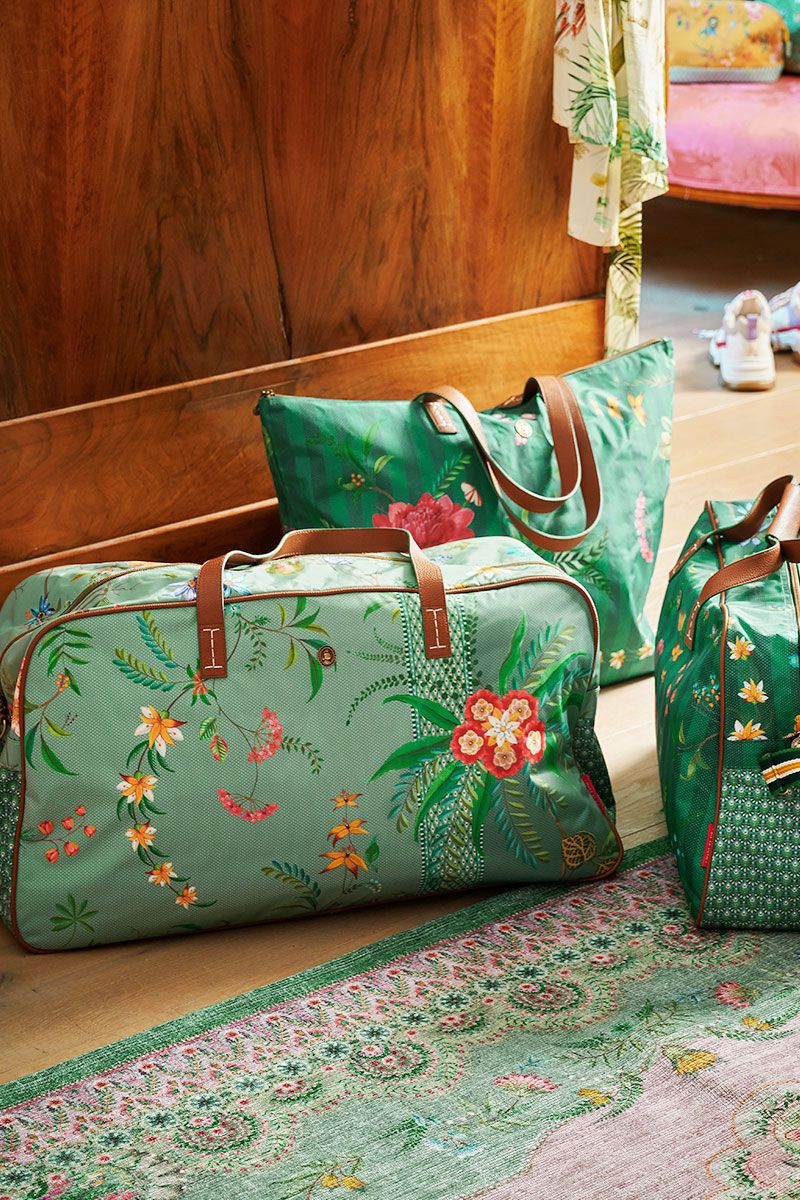 Reisetasche Fleur Grandeur Grün 