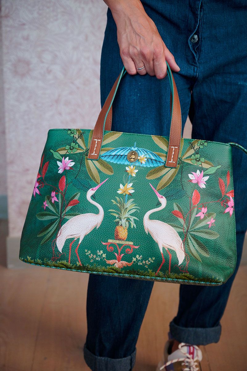 Shopper Small Heron Homage Green 