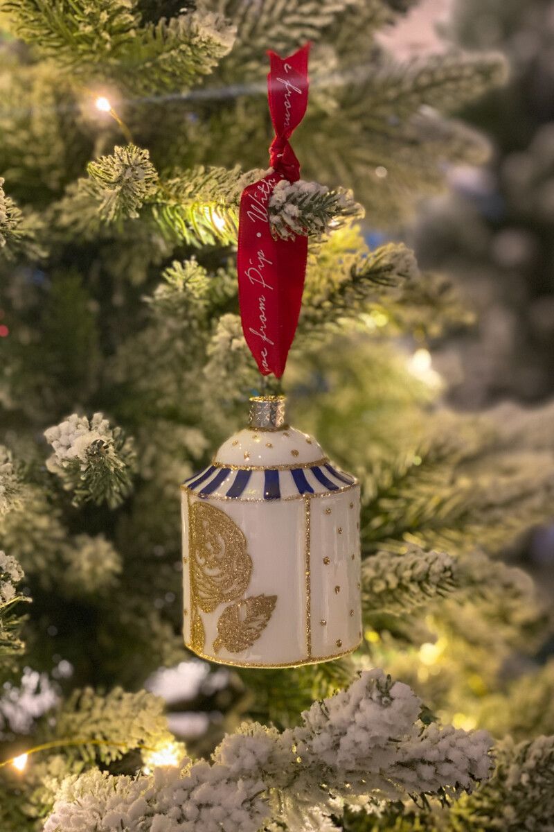 Ornament Glass Storage Jar 8 cm