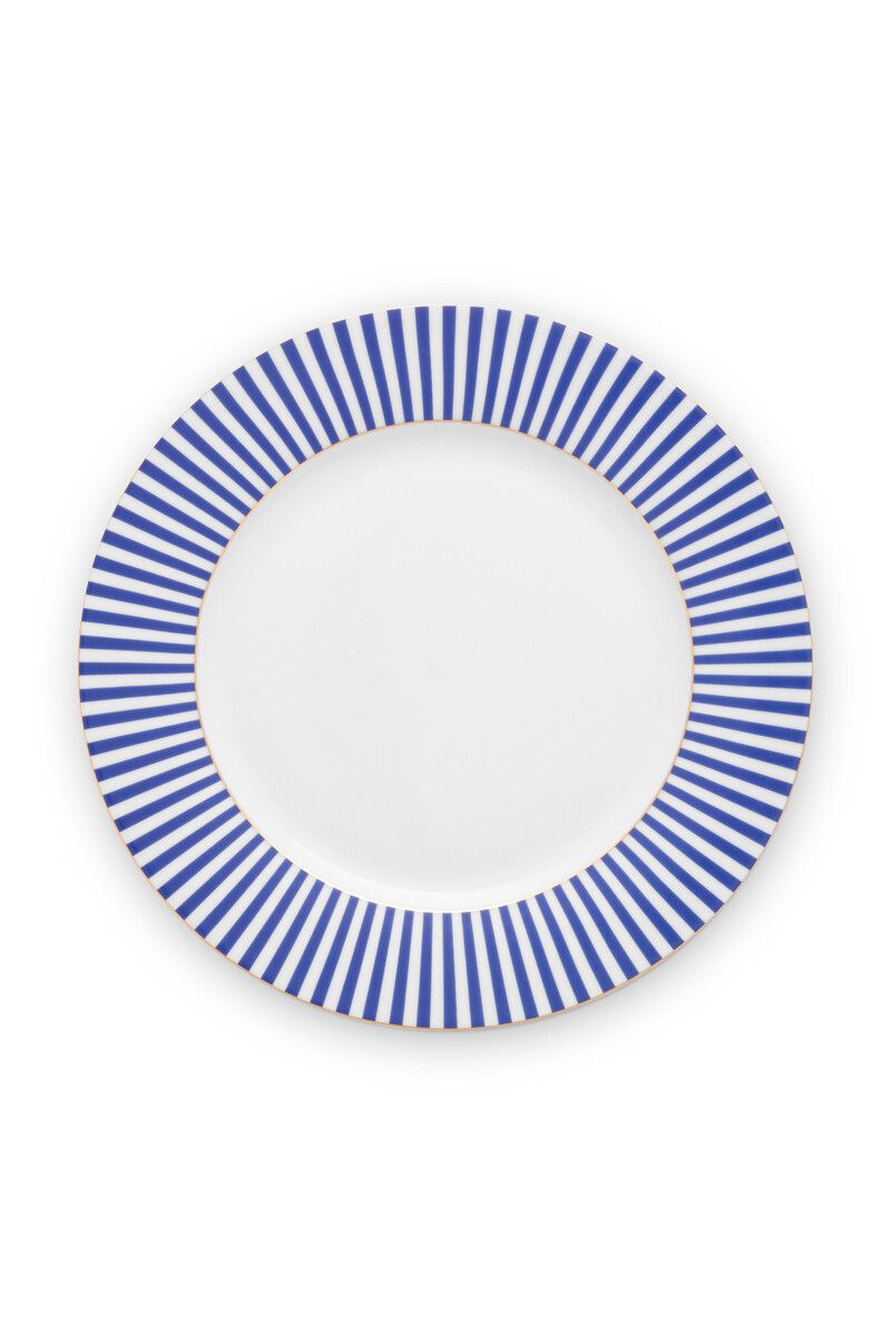 Royal Stripes Dinner Plate Blue 26.5 cm 