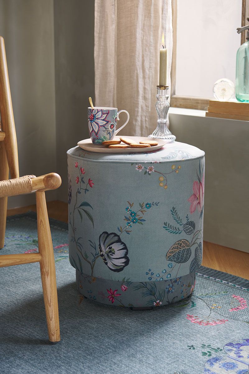 Hocker Medium Fleur Grandeur Grün