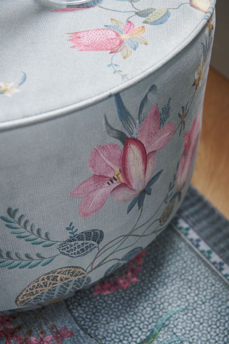 Hocker Large Fleur Grandeur Grün