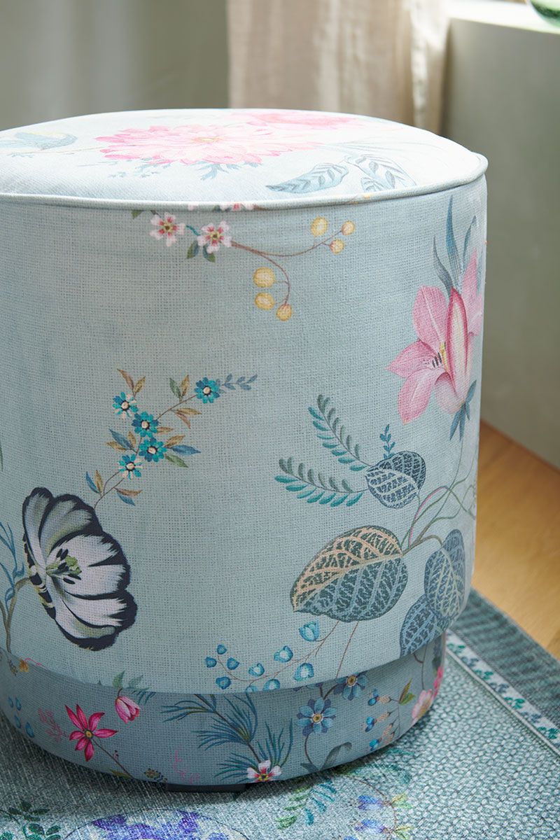 Hocker Medium Fleur Grandeur Grün