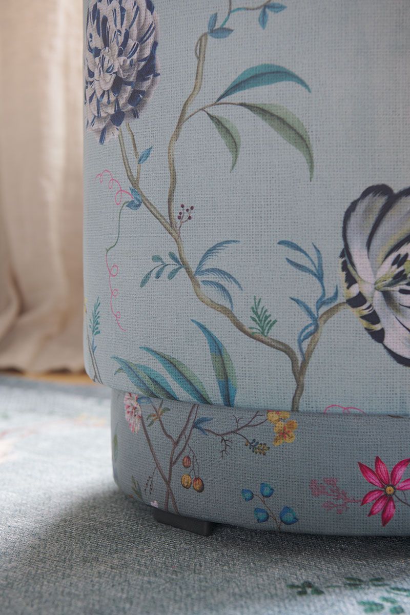 Hocker Medium Fleur Grandeur Grün