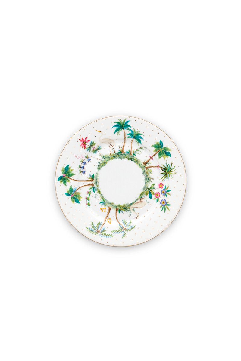 Jolie Gebäckteller Dots Gold 17 cm