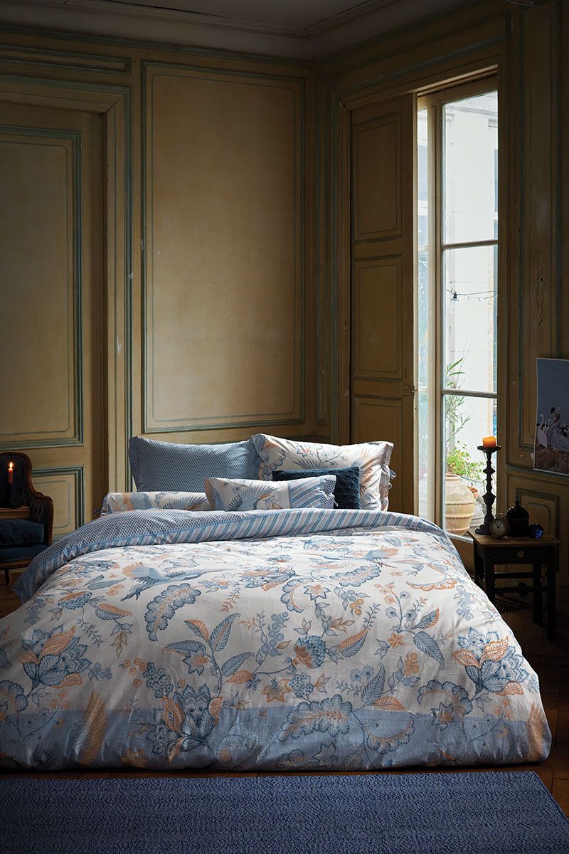 Nackenrolle Royal Birds Blau
