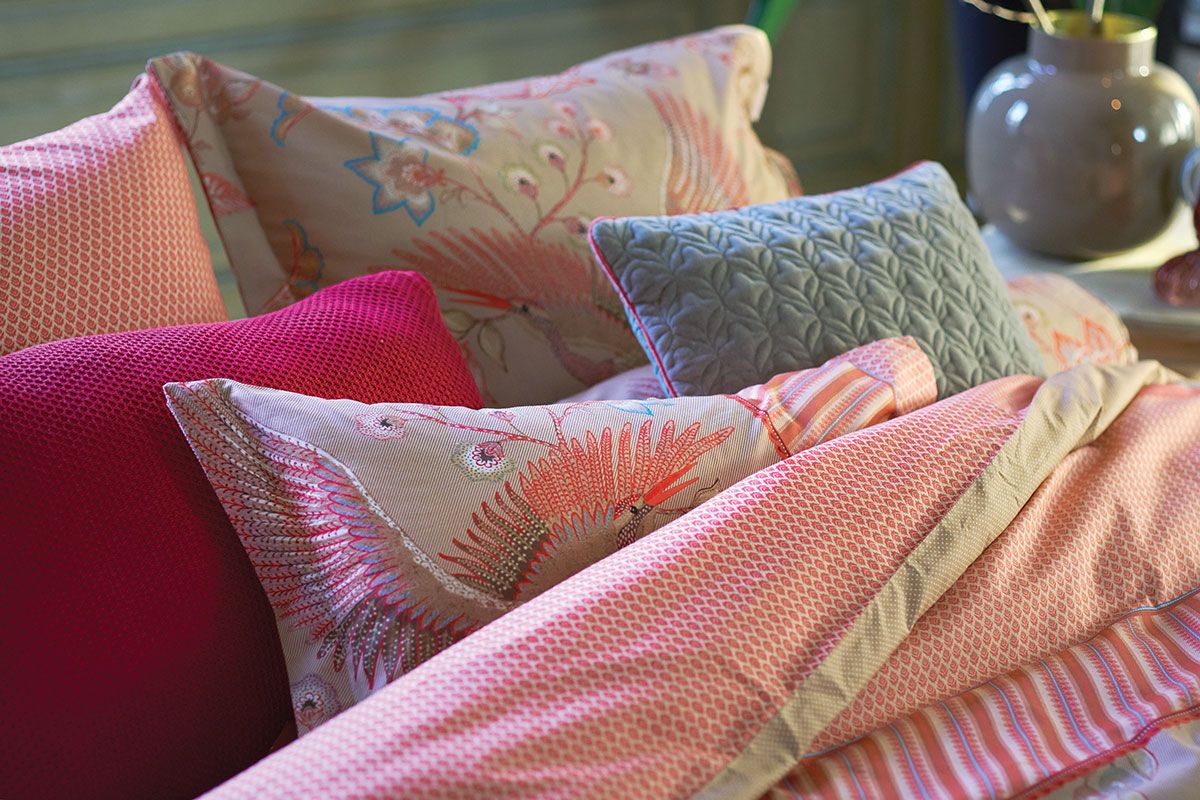 Pillowcase Royal Birds Khaki