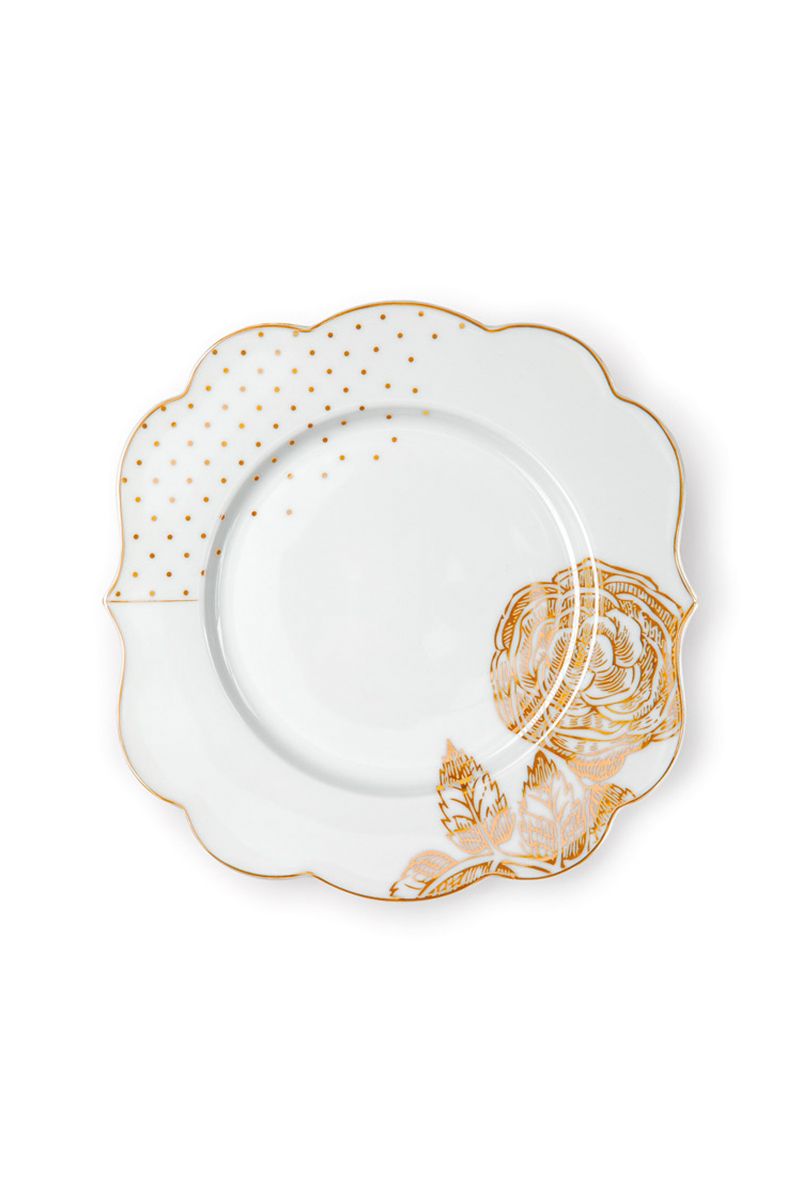 Royal White Pastry Plate 17 cm