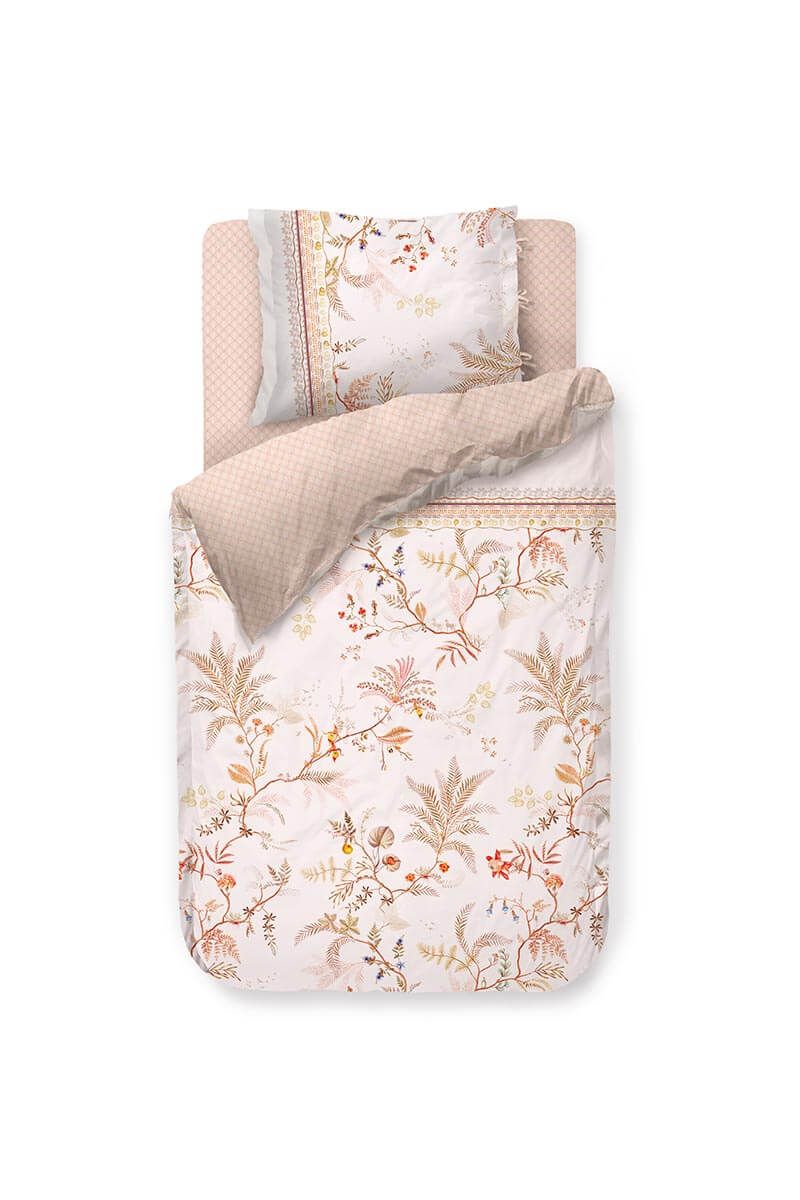 Housse de Couette Salento en Coloris Blanc Cassé