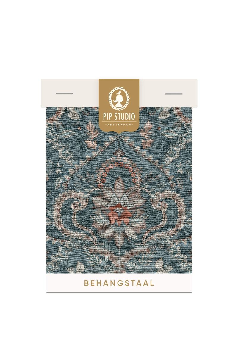 Behangstaal Saluti Denim Blauw