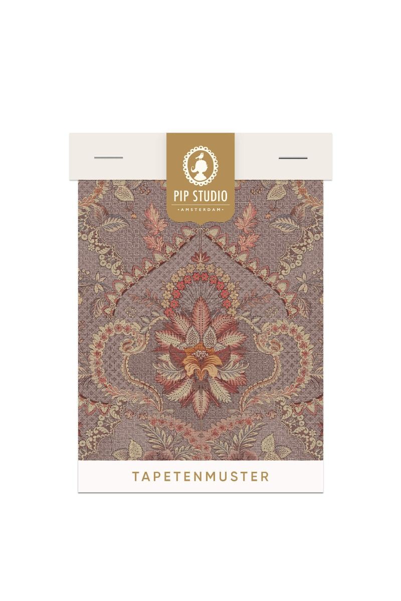Tapetenmuster Saluti Mauve