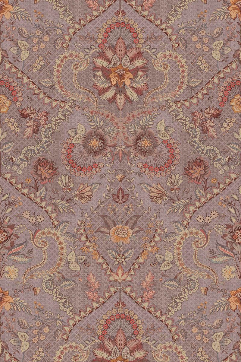 Pip Studio Saluti Vinyl Wallpaper Mauve