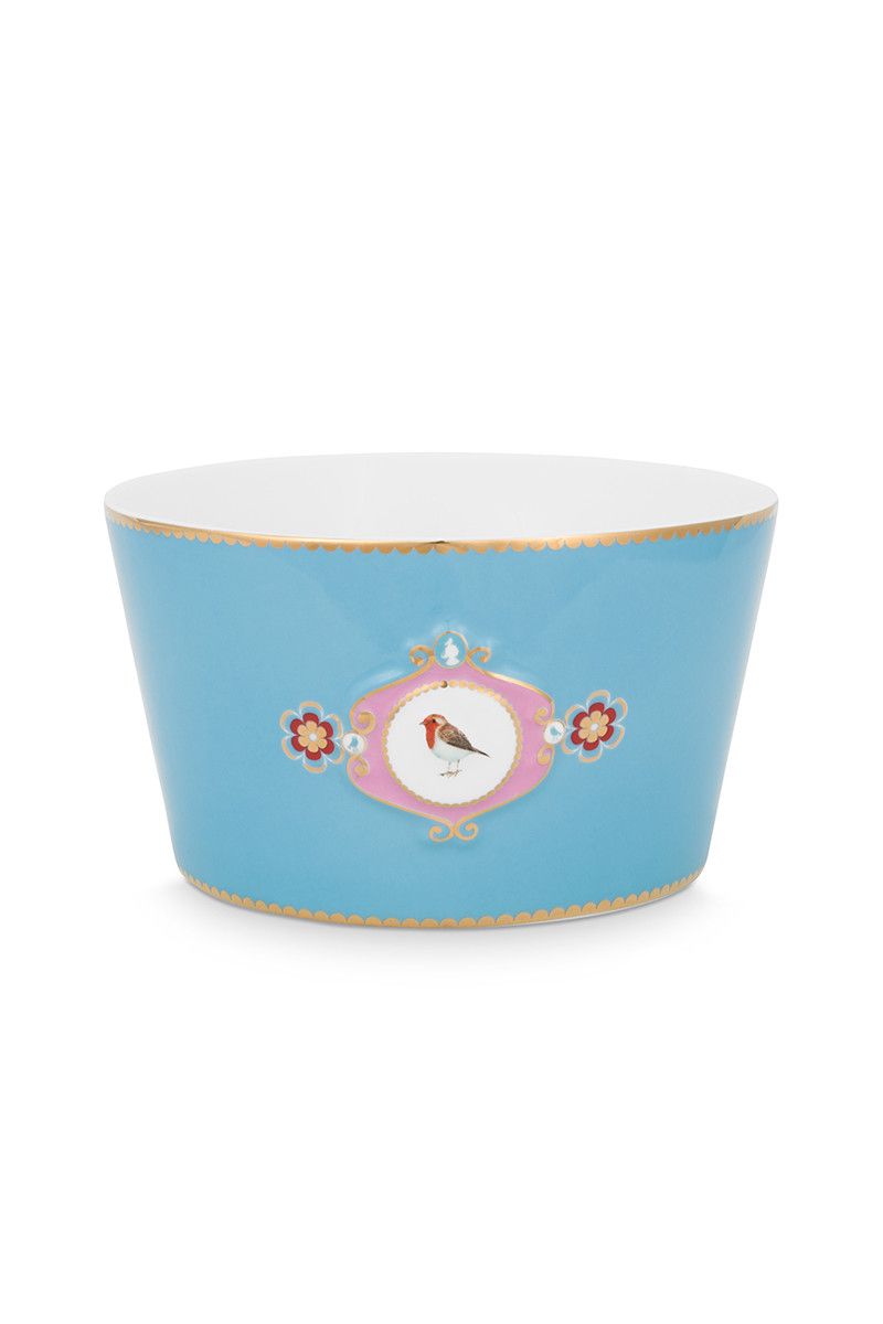 Love Birds Bowl Blue 15 cm