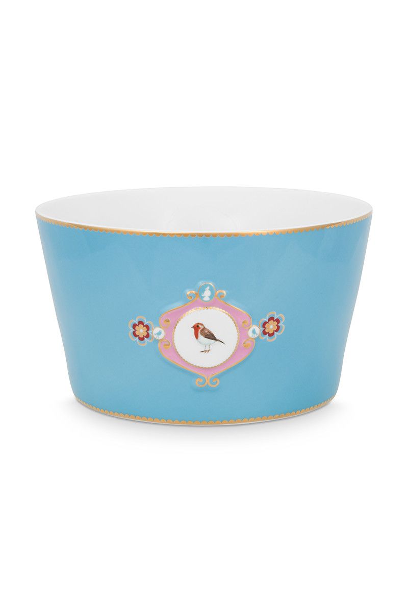 Love Birds Schale Blauw 20 cm