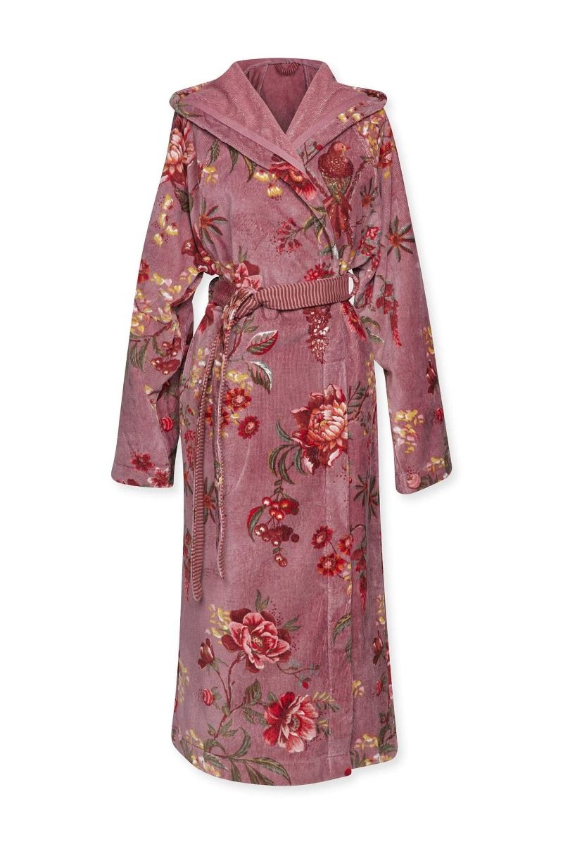 Bathrobe Secret Garden Mauve