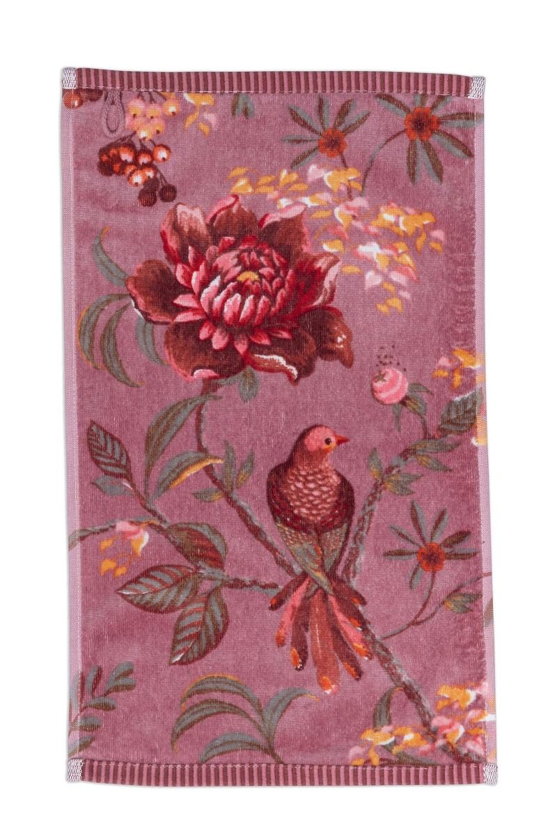 Gästehandtuch Set/3 Secret Garden Mauve 30x50cm