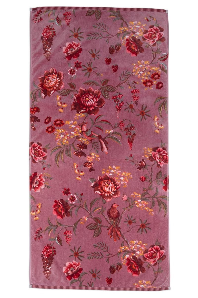 Große Handtuch Secret Garden Mauve 70x140cm