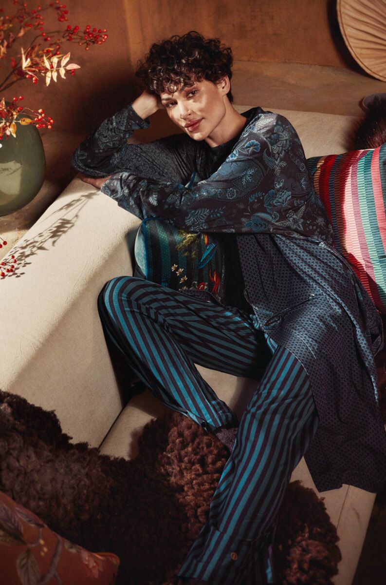 Trousers Long Sumo Stripe Dark Blue