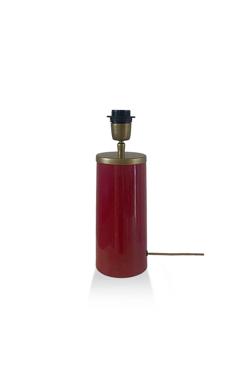 Lamp base by Pip Dark Red Small