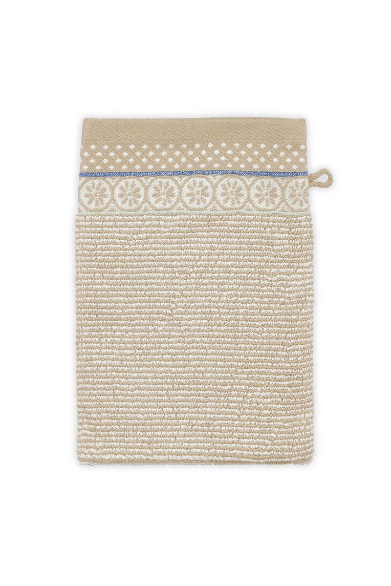 Washcloth Set/3 Soft Zellige Khaki 16x22 cm