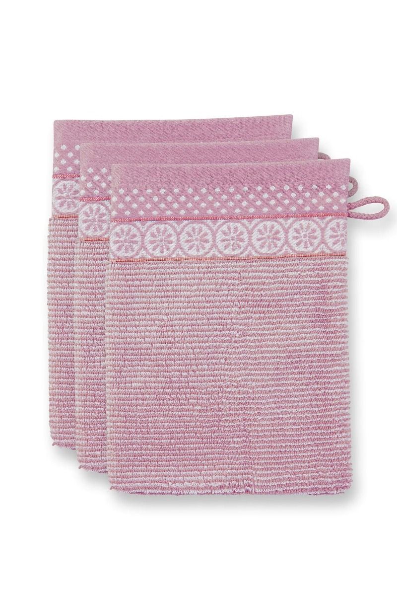 Washcloth Set/3 Soft Zellige Lilac 16X22cm