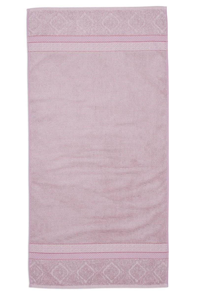 Grande Serviette de Bain Soft Zellige Lilas 70x140cm