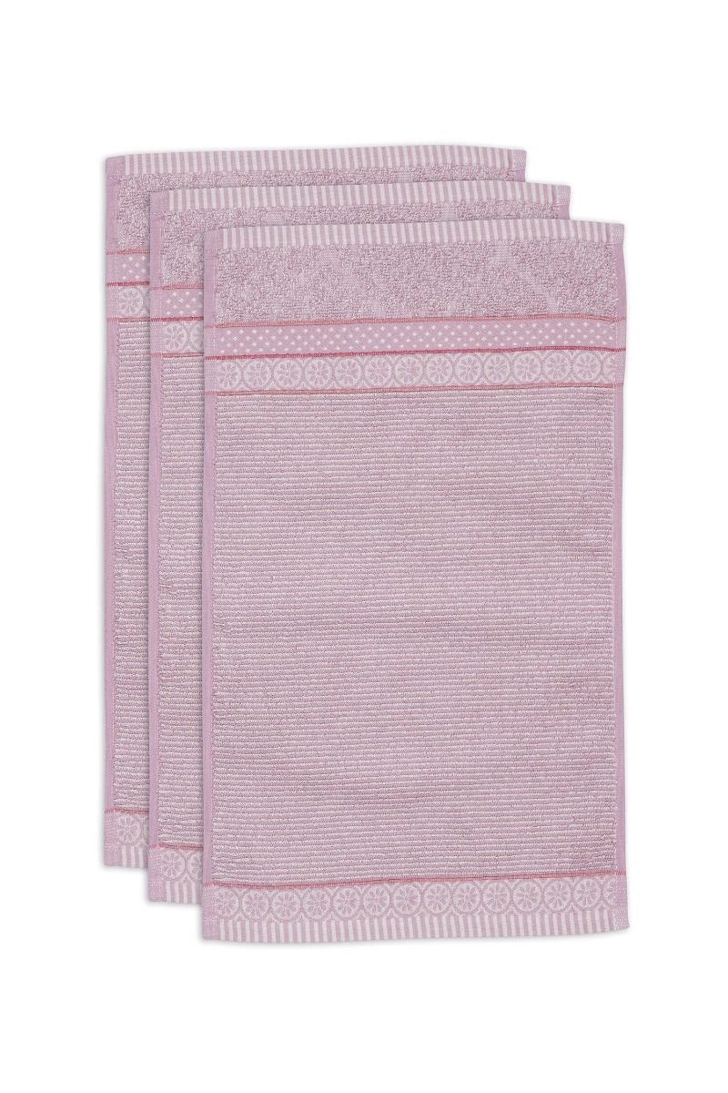 Guesttowel Set/3 Soft Zellige Lilac 30X50cm