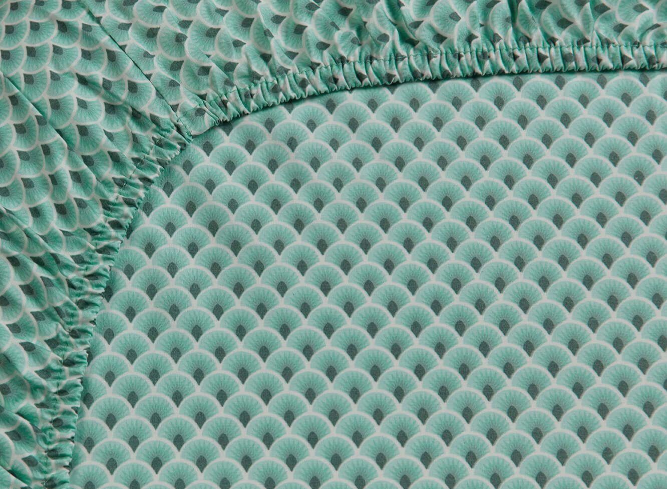 Fitted Sheet Suki Green